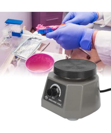 Round Plate Dental Vibrator Shaker - Speed Setting Metal Tips EU Connector 220V for Laboratories - Buy Online on GoSupps.com