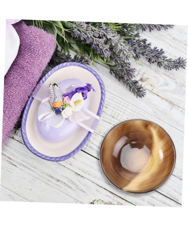 Magiclulu Handmade Soap Shell Shaving Bowl | Unbreakable Traditional Shaving Cup | Perfect for Shaving Foam - 7.5x7.5cm - Buy Online on GoSupps.com