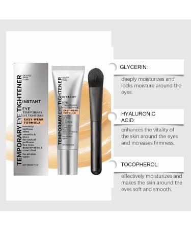 Nuvilo Revitalizing eye cream with glycerin mineral oil and glyceryl stearate moisturizing care for smooth radiant skin under the eyes 1 piece 1 piece - Buy Online on GoSupps.com