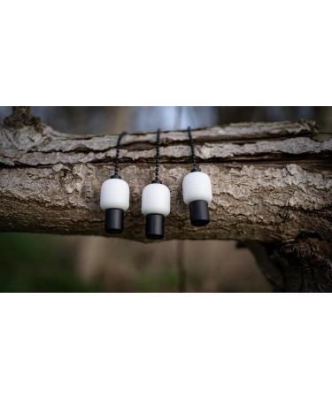 New Direction Tackle T3 Pro White Bobbin Set - 3 Rods with Black Chain & Adjustable Line Clip | Perfect for Carp Fishing - Buy Online on GoSupps.com