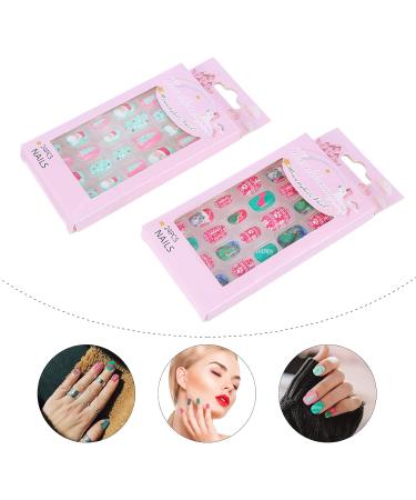 2 Christmas Nail Stickers Santa Fake Nail Christmas Fake Nails Fake Acrylic Nails Diy Fake Nails Christmas Nail Tips Kids Fake Nails Fake Nail Tips Child Abs Artificial - Buy Online on GoSupps.com