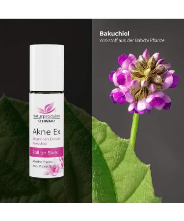 Naturprodukte Schwarz Naturprodukte Schwarz Ex Acne Pen - Magnolia Extract Bakuchiol & Tea Tree Oil for Pimples - 10ml - Buy Online on GoSupps.com