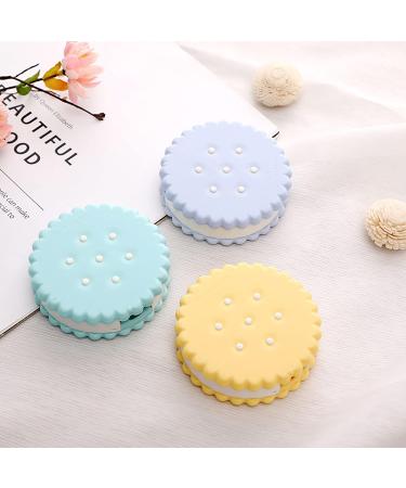 FCSHFC Creative Round Contact Lens Container - High Quality Biscuit Box for Beauty Care (Color: A) | International Shipping - Buy Online on GoSupps.com