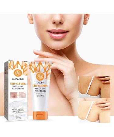 Gel exfoliant exfoliant pour le visage pour femme gel claircissant et claircissant gommage l'orange pour le visage des femmes r duit les taches de peau nettoyage en profondeur et lissage pour 3 pi ces. - Buy Online on GoSupps.com