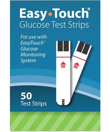 EasyTouch Glucose Test Strips 50 Ct - Accurate Blood Sugar Testing Supplies - Buy Online on GoSupps.com