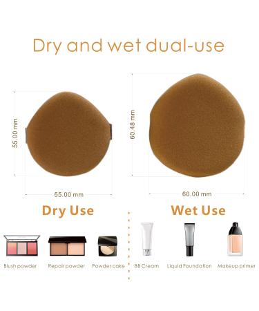 Buy 6 Piece Boxed Makeup Puff - Dual-Sided Precision Tool for No Waste Makeup | Air Cushion Puff (Egg Yolk) - Perfect Fit for Flawless Application - International Shipping Available - Buy Online on GoSupps.com