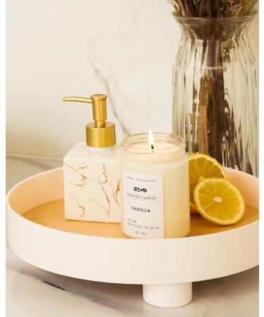 IZIDDO Vanilla Scented Candles - 10 Oz Handmade Gift Set for Home | Extra Strong Fragrance for Women & Men - Buy Online on GoSupps.com
