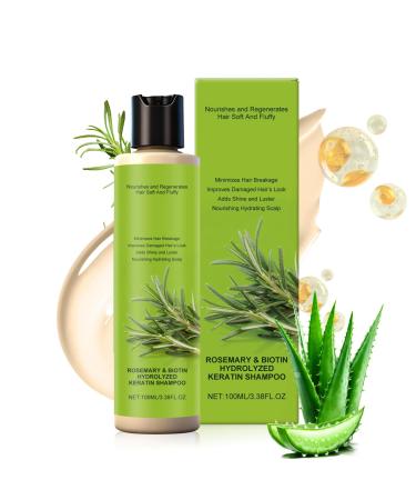 Generisch Moisturizing Shampoo - Rosemary moisturizing and thickening scalp shampoo - Nourishing shampoo for families men women adults home travel etc.