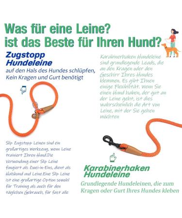 Lynxking Tow Lines for Dogs - Durable Dog Liner for Small to Large Breeds (0.9cm x 180cm Orange) - International Shipping Available - Buy Online on GoSupps.com