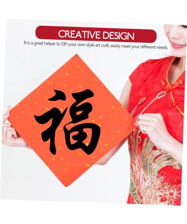 NUOBESTY Fu Word Template Emblems Chinese New Year Fu Character New Year Stencil Hollow Out Spray Paint As Shown 1 30X30cm - Buy Online on GoSupps.com