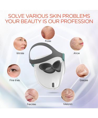 Buy Eono LED Face Mask | Cordless Rechargeable Light Therapy for Anti-Aging & Acne Control - 4 Color Skin Treatment - Buy Online on GoSupps.com