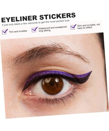 FRCOLOR 18 Pairs Anti-Sweat Eyeliner Eyelid Stickers Eyelid Strips Eye Lifting Tape Glitter Eyeshadow Blue Eyeshadow Sticker with Eye Line Stripes Man - Buy Online on GoSupps.com