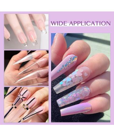 Saviland Clear 5-In-1 Builder Nail Gel Kit for Strengthening, Repair, and Extensions - Home DIY Nail Repair and Strengthening Kit - Buy Online on GoSupps.com