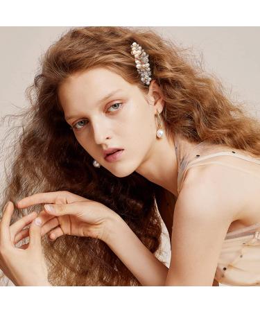 4-Piece Butterfly Hair Clips Set for Women & Girls | Rhinestone & Pearl Hair Accessories | Perfect for Parties Weddings & Everyday Use - Buy Online on GoSupps.com