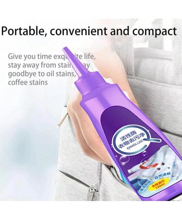 Ocennu Stain Remover Enzyme Laundry Stain Remover Clothes Oil Stain Remover Stainwiz Clothing Stain Remover Stubborn Stains Cleaner Clothing Quick Laundry Dry Cleaner (1pcs) - Buy Online on GoSupps.com