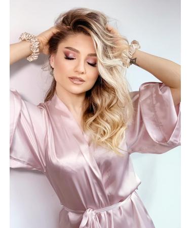 Silk Heatless Hair Curler Set - 22 Momme Mulberry Silk Curlers for Damage-Free Curls - Easy to Use Headband Rod for Long Hair - Buy Online on GoSupps.com