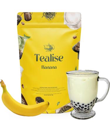 Tealise Instant Boba Tea Banana Tapioca Jumbo Straw Bubble Tea kit 6 Servings - Buy Online on GoSupps.com