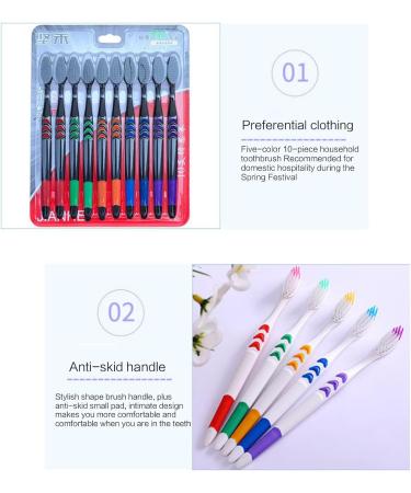 Ultrafine Soft Bristles Travel Toothbrush Set - Portable & Eco-Friendly Hygiene Solution for Adults - Buy Online on GoSupps.com