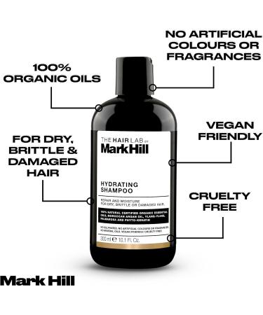 Mark Hill - The Hair Lab - Hydrating Shampoo for Dry and Damaged Hair Nourish and Moisture Organic Oils 300 ml - Vegan - Buy Online on GoSupps.com