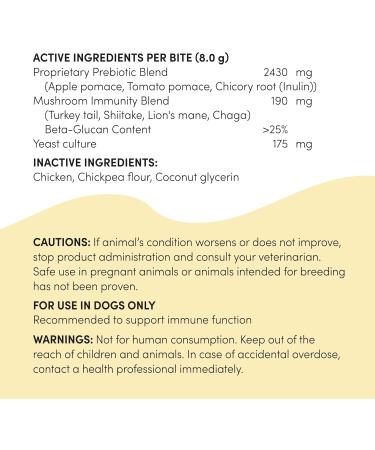 Crumps' Naturals Gutsy-Immune Bites 4.6oz/130g - Buy Online on GoSupps.com