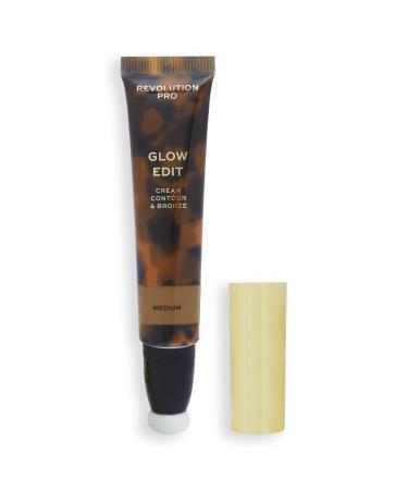 Revolution Pro Revolution Pro Glow Edit Cream and Bronze Contour Stick Face Contour Stick Sculpts and Defines Lightweight Creamy Formula Matte Finish Medium 15ml