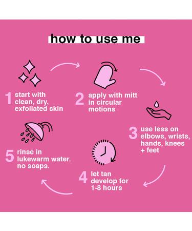 b.tan Darker Self Tanner Kit | Violet Base Mousse & Mitt Bundle | 1 Hour Sunless Tanner | Fast & Vegan | 6.7 Fl Oz - Buy Online on GoSupps.com