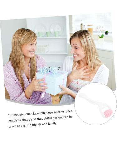Silicone Face Roller - Beauty Tool for Firming & Massaging | Portable Pink Facial Massager | International Shipping - Buy Online on GoSupps.com