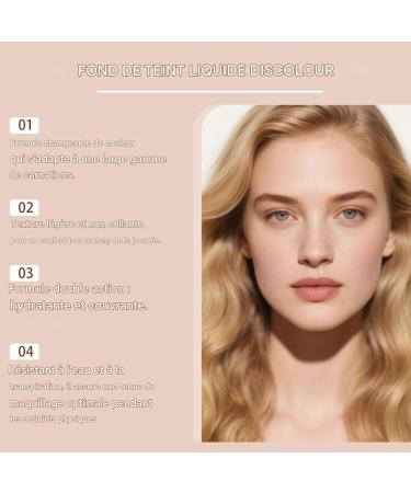 Color Adaptation Foundation - Liquid Makeup Base Concealer BB Cream Moisturizing Long Hold For Wedding Work Racing | Wedding Birthday Dating - Buy Online on GoSupps.com