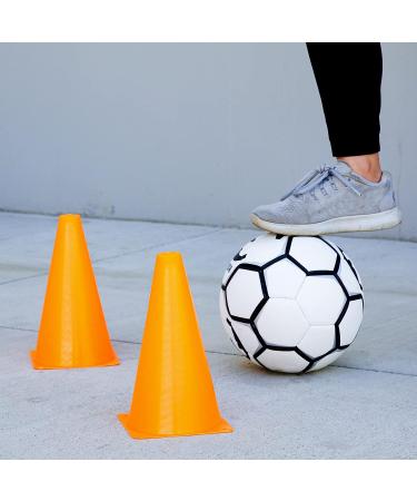 Orange Plastic Cones for Speed & Agility Training (9 In, 20 Pack) - Sports Equipment - Buy Online on GoSupps.com