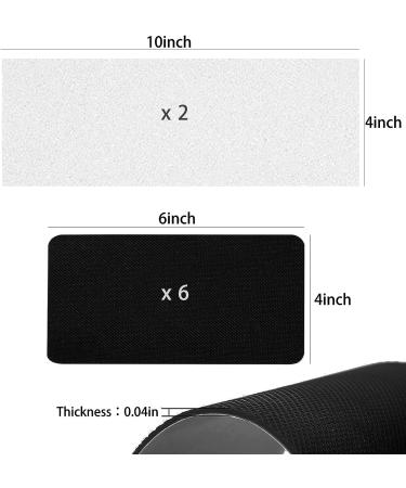 6 Pcs Self Adhesive Silicone Shoe Sole Protectors for High Heels - Non-Slip Covers with Crystal Clear Protectors for Women (Black & Clear) - Buy Online on GoSupps.com