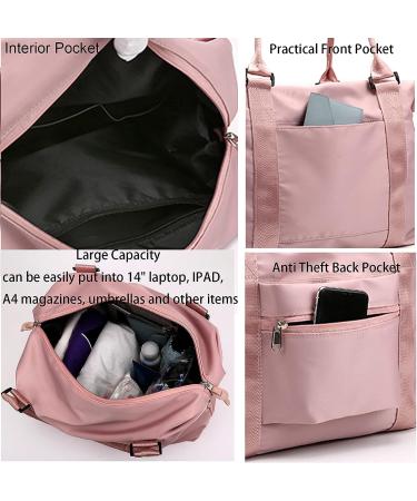 JSAHAH Women's Black Tote Travel Duffel Bag | Carry-On Luggage & Gym Sports Bag - Buy Online on GoSupps.com