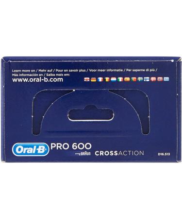 Buy Braun Oral-B Pro 600 CrossAction - Advanced Electric Toothbrush for Superior Oral Care | Fast International Shipping - Buy Online on GoSupps.com