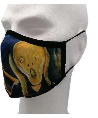 YPM Face Covering Mask Men Scream Washable Multicolor 0.021 kg - Buy Online on GoSupps.com