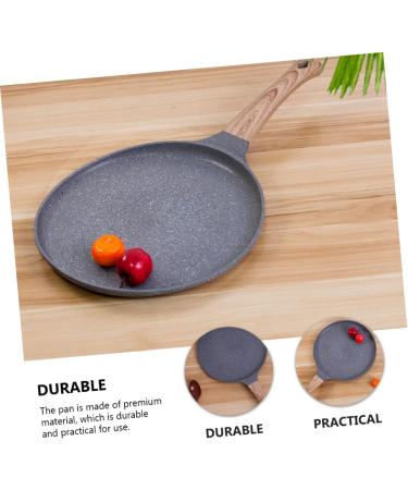 Zerodeko 1pc Frying Pan Skillet with Lid Saucepan Steak Skillet Pan Stainless Steel Skillet Omelette Maker Non-Stick Steak Pan Pancake Cooking Pan Aluminum Non Stick Household Pot - Buy Online on GoSupps.com
