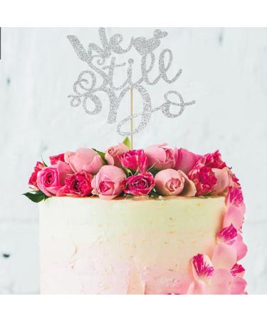 zxyxka Glitter We Still Do Cake Toppers - Bridal Shower Mr & Mrs Anniversary Cake Toppers Wedding Remembrance Retirement Bridal Shower Mr & Mrs Vow Renewal Party Decorations (Silver)