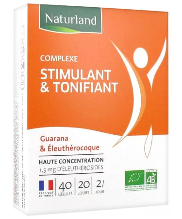 Naturland Organic Stimulating & Toning Complex 40 Capsules