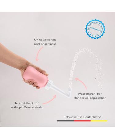 3.0 MyBid Po Shower - Intimate Shower with Travel Bag & Lid | Gentle Ros - Ideal for Puerperium & Buttocks Relief - Buy Online on GoSupps.com