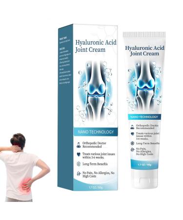 Hyaluronic Acid Joint Cream Joint Pain Cream Joint Relief Cream Turmeric Joint Bone Pain Relief Cream Joint Ease Hyaluronic Acid Joint Cream Joint Repair Cream 1 Piece 50g 1er Pack