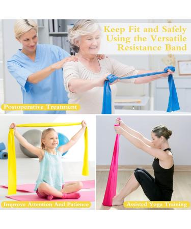 Fitness Straps Set - Uoromi Resistance Tapes for Physiotherapy Yoga & Home Training - 2.0m Yellow Gymnastics Band for Men - Buy Online on GoSupps.com