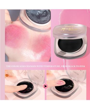 Black Blush Waterproof Black Cream Cheek Blush | Temperature Changing Blush Cheek and Lip Blush Tint for All Skin Tones Cheeks and Lips - Buy Online on GoSupps.com