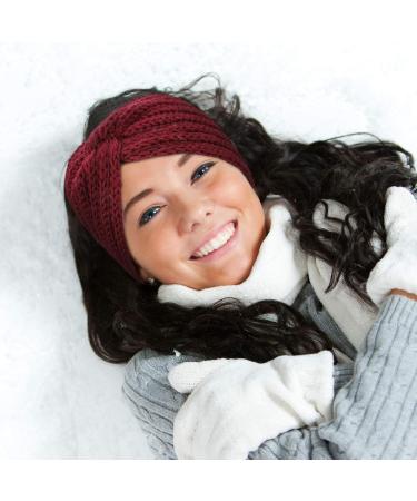Shop Dreshow Winter Crochet Headband Set for Women - 6 Pack Knitted Ear Warmers | Stylish & Comfortable Hair Bands for Cold Weather - Buy Online on GoSupps.com