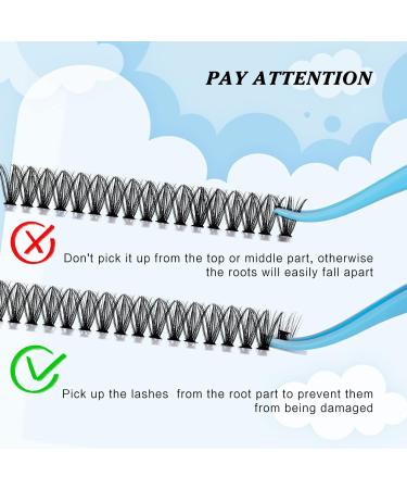 300 Pcs Individual 40D D-Mix Lash Clusters 9-16mm for DIY Lash Extensions | Dramatic Volume and Length | Self Application at Home - Buy Online on GoSupps.com