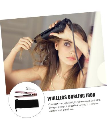 Healeved Curling Iron Cordless Power Tools Travel Curlers Cordless Tools Abs 21X4X3.5CM Golden - Buy Online on GoSupps.com