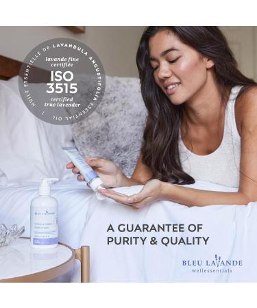 Buy Bleu Lavande Natural Lavender Hand Cream - 100% Pure Lavender Essential Oil Non-Greasy Vegan & Cruelty-Free - Soothing Moisturizer 8.4 Fl Oz - Buy Online on GoSupps.com