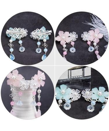 KALLORY 2 Pairs Children's Hair Accessories Tassel Hair Clip for Women Flower Hair Sticks Chinese Tassel Hairpin Vintage Hair Accessories Kids Headwear Bride Chinese Style Metal Japan - Buy Online on GoSupps.com