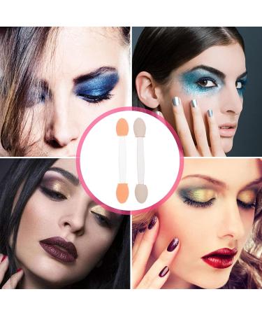 FOMIYES Eye Makeup Makeup Eyeshadow 100pc Eyeshadow Dual Sides Eyeshadow Brush Sponge Applicator Makeup Tools for Women Girls Double Ended Makeup Brush Dual Ended Makeup Brush White - Buy Online on GoSupps.com