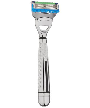 The Art of Shaving Men's Fusion Chrome Manual Razor - Weighted Handle for Stability & Control - Buy Online on GoSupps.com