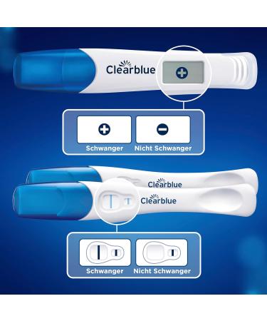 Clearblue Pregnancy Test Combination Pack 2 Digital & 2 Visual Tests | Early Results 6 Days Sooner - Accurate & Reliable - Buy Online on GoSupps.com