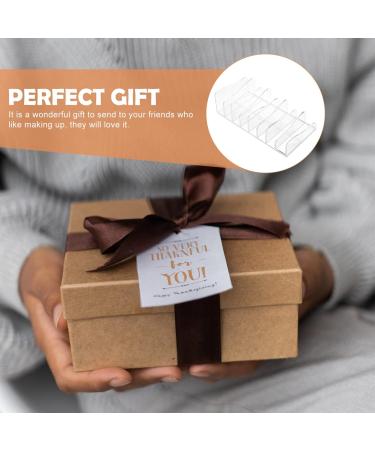 Ipetboom 12 Pcs Eye Shadow Storage Box Eyeshadow Desktop Cosmetic Organizer Desktop Cosmetic Rack Partition Transparent Colorx3pcs 17x8.5cmx3pcs - Buy Online on GoSupps.com