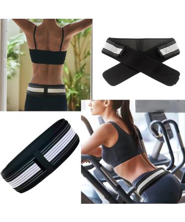 Ramoni Women's Sciatica Back Support Belt - Alleviate Lower Back, Leg, and Pelvic Pain - Anti-Slip, Adjustable Straps - Black - Buy Online on GoSupps.com